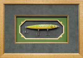 Shadow Box Frame used to display the bait that got the big one.
